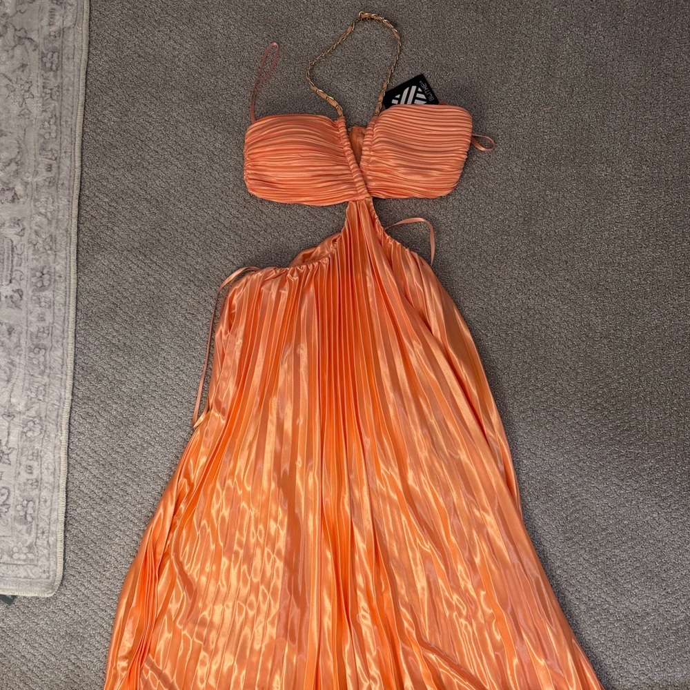 Orange cut out dress from these 3 NWT
